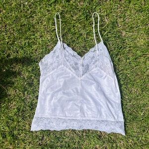 vintage camisole satin lace top🤍